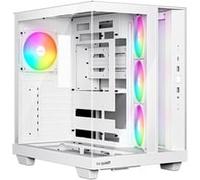 be quiet! Light Base 500 LX White Case per PC, pannello frontale e laterale completamente trasparente, design a doppia camera, hub per ventole ARGB, 4 ventole Light Wings LX PWM, connettori sul retro