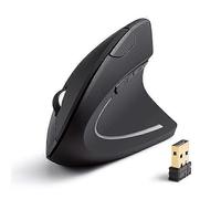 (Light Black) Vertical Ergonomic Wireless Rechargeable Mouse