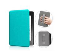 (Light Blue) Slimshell Case for 7" Kindle Paperwhite (12th generation) Premium PU Cover