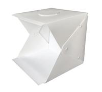 Light Box Fotografico Portatile Pieghevole Piccolo 40cm Bianco | Plastica, Design Richiudibile, per Scatti di Prodotti e Foto Shooting, Adatto a Scarpe e Altri Oggetti