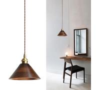 Light Brass 80IN Regolabile Filo PENDANTE Compatibile con PASAGGIO Vivente, LUMI LAMONI LED
