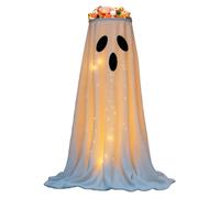 Light Candy di Halloween Light - Blowing Ghost Candy Bowl con Luci A Corda | Grande Decorazione di Fantasmi di per del Portico Cortile da Bagno Patio Interno Trick O Treat Decor