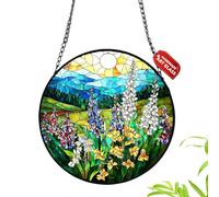 Light Catcher Decor, Flower Puzzle Rainbow Maker, Window Hanging Sun Prism Art, Garden Patio Balcony Wall Ornament, Door Tree Indoor Outdoor Color Light Riflessione Home Room Decorazione Use 8,58inch