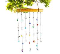 Light Catcher - Stained Glass Rainbow Maker Sunlight Catcher Window Hanging Crystal Prism Decor | Crystal Wind Chime Style Rainbow Light Reflector For Home Garden