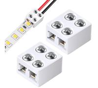 Light Connector - 8mm Effortless Connection Sturdy Connector | User-Friendly Versatile Light Adapter For Strips, Multicolor