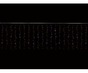 Light Creations Cascade Light LED - 4 x 1,3 m - 300 lampade multicolori - filo trasparente - 24 V