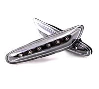 Light-Delux - Indicatore di direzione laterale a LED, per BMW Serie 1 E81 E82 E87 E88, Serie 3 E46 E90 E91 E92 E93, Serie 5 E60 E61, X3 E83, X1 E84, colore trasparente