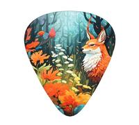 Light Fox Plettri per chitarra di dimensioni sottili, medie e spesse, set da 12 pezzi, adatti per chitarra elettrica e vari strumenti