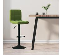Light Green Velvet Bar Stool, set regolabile per sedie da cucina Island Dining Room, Modern Home Furniture