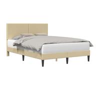 Light Grey Green Corduroy Bed Frame with Headboard 120x200 cm, Modern Upholstered Platform Bed with Slatted Base, Sturdy Plywood Frame for Bedroom Guest Room, Easy Assembly No Box Spring Needed
