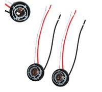 Light Holder Connector 2Pcs 12-24V Car LED Light Bulb Holder Connettore Spina Adattatore 1157 Automobile Indicatore di direzione Freno Lampada Adattatore Cavo di cablaggio