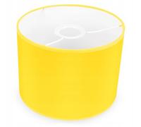 Light Home Matero Paralume per lampada - Paralume moderno per lampada da tavolo a soffitto - per camera da letto soggiorno e cucina soffitto moderno - tessuto - per E27 con 1 punto luce giallo 20 cm