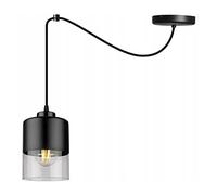 Light-Home Spider Roma Lampadario a Sospensione - Lampadario Ragno per Soggiorno Camera da Letto e Cucina - Lampade a Sospensione in Metallo e Vetro con Paralume Moderno - 1 Luce - E27