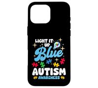 Light It Up Blue Autism Awareness Shirt Men Women Kids Custodia per iPhone 16 Pro Max