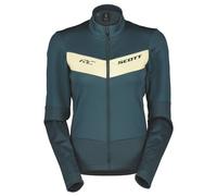 Light Jacket donna RC Warm Hybrid WB verde scuro/giallo M