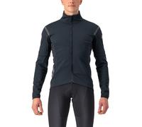 Castelli Perfetto Ros 2 Convertible Gore-tex Infinium™ Windstopper® Jacket Nero 2XL Uomo Light Black / Black Reflex