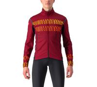 CASTELLI 4522501-421 Unltd Perfetto Ros Maglia Lunga Uomo Bordeaux/Goldenrod Taglia L