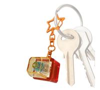 Light Keyboard Fidget, Star Design Sensory Button, Clicker Key Ring Toy, Fun Interactive Stress Relief Tool Adults Kids Usage, Ideale per Classroom School Work Home Car Bedroom Living Room Usage