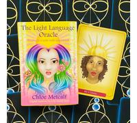 Light Language Oracle Carte Oracle Set 52 Carte con Manuale, Chloé Metcalf