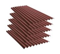 LIGHT - Lastra Monostrato Ondulata Da Copertura Base Rosso Intense 200x85 cm. (5)