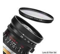 LIGHT LENS LAB 28mm F2.8 Lens Nine Element Elmarit per Leica M con set di fil...