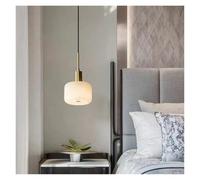 Light Luxury Bedside Pendant Light Modern Minimalist Design Dining Table Bedroom Study Room Hotel Room Marble Copper Chandelier
