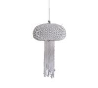Light Luxury Led Jellyfish Decorative Crystal Tassel Chandelier, Indoor Living Room Ceiling Dimmable Lighting Decorative Light