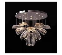 Light Luxury Modern Living Room Glass Pendnt Lamp Creative Crystal Chandelier for Dining Rooms Bedrooms Villas Lighting Fixtures