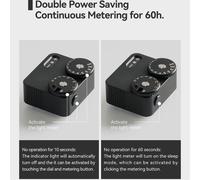 Light Meter II Cold Shoe per DSLR Film Camera Light Meter (Nero)
