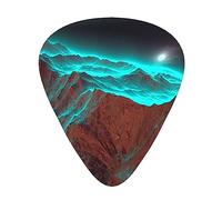 Light Mountain Guitar Pick 12 Picks Moda Personalizzato Bass Pick Durevole Plettri per Chitarra Elettrica Accessori per Strumenti