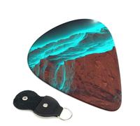 Light Mountain - Plettri per chitarra elettrica, acustica, 6 pezzi, per basso, chitarre acustiche, acustiche, ukulele, sottili, medi, spessori, 0,46 mm