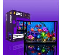 Light My Bricks Kit di luci LED per acquario tropicale Lego 10366 - Illuminazione display personalizzata per illuminare e valorizzare il modello Lego 10366 (modello non incluso)