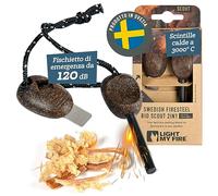 Acciarino Light My Fire Swedish FireSteel BIO scout 2in1 marrone