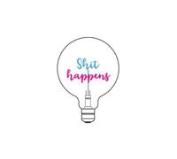Light Notes Light notes bulb, shit happens Light notes bulb, shit happens