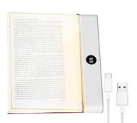 Light Page Libri, 18.5x15.3x2.2cm Luce Per Lettura Libri A Bed, Lampada Per Libro Notturna, Libro Luminoso Lampada, LED Pannello Luminpage Con Cura Degli Occhi, Lampadas Con 3 Modalità Per Uffici