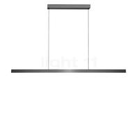 Light Point Edge Linear Lampada a sospensione LED, titanio - 200 cm - 2.700-5.000 K