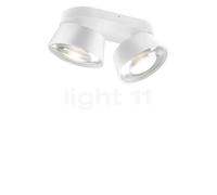 Light Point Vantage Lampada da soffitto e parete LED 2 fuochi, bianco - 10 cm