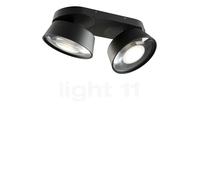 Light Point Vantage Lampada da soffitto e parete LED 2 fuochi, nero - 10 cm