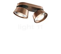 Light Point Vantage Lampada da soffitto e parete LED 2 fuochi, oro rosa - 10 cm