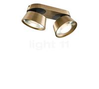 Light Point Vantage Lampada da soffitto e parete LED 2 fuochi, ottone - 10 cm