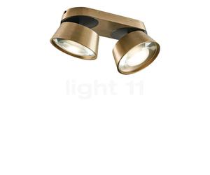 Light Point Vantage Lampada da soffitto e parete LED 2 fuochi, ottone - 10 cm