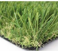 Prato Sintetico 30MM 2x10 Metri, Manto Artificiale Verde 30 MM 2x10 Metri Calpestabile per Terrazze, Balconi, Giardini, Aree Gioco e Bordi Piscina