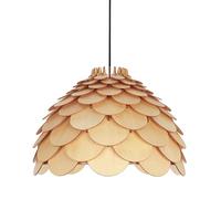 Light Prestige Burgo wisząca duża, Legno, E27, 60 W, Marrone, 50 x 50 x 120 cm