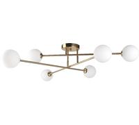 Light Prestige Dorado lampada da soffitto 6x28 W bianco-oro LP-002/6C