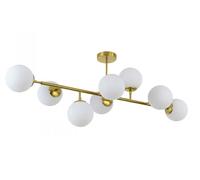 Light Prestige Dorado lampada da soffitto x40 W bianco-oro LP-002/8P