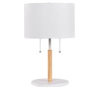 Light Prestige Fogo lampada da tavolo 2x15 W bianco LP03042TWH