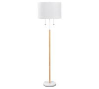 Light Prestige Fogo lampada da terra 2x15 W bianco LP03042FWH