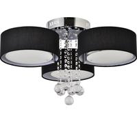 Light Prestige Gambela lampada da soffitto 3x40 W nero-cromo LP-991/3CBK