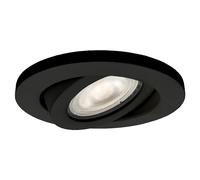 Light Prestige Lagos lampada da incasso 1x50 W nero LP-440/1RSBKMOVABLE