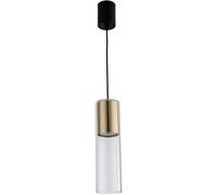 Light Prestige Manacor lampada sospesa 1x50 W trasparente-oro LP-232/1PGD